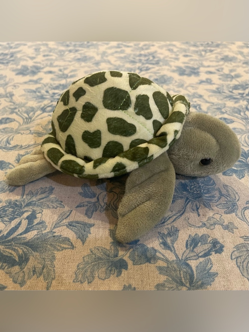 Fiesta Adopt A Baby Sea Turtle Plush 8” Green Spotted Stuffed Animal